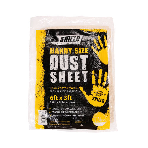 Laminated Cotton Twill Dust Sheet - 6ft x 3ft