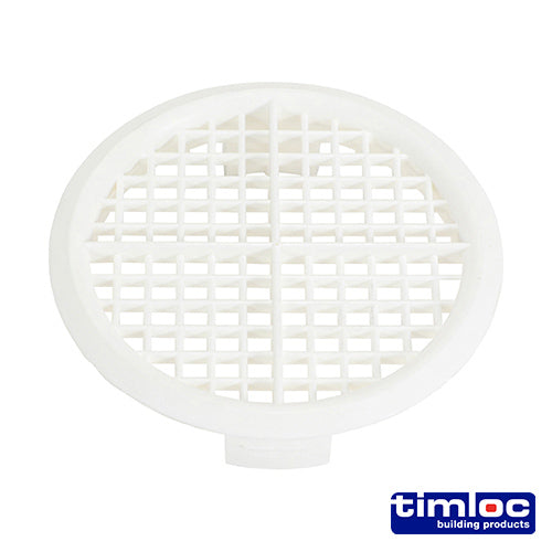 Timloc Push-in Soffit Vent White - 70.0