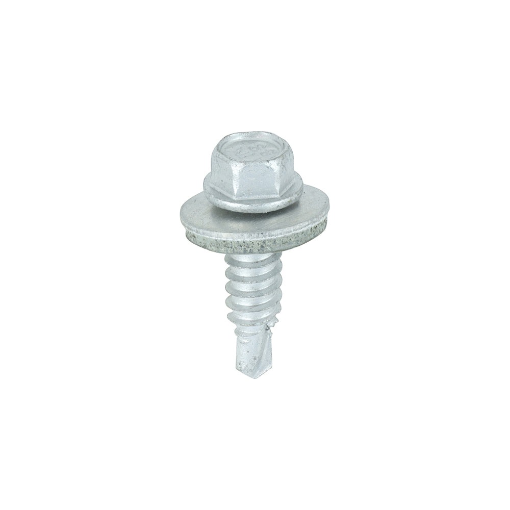 Timco Metal Construction Stitching Screws - For Sheet to Sheet - Hex - EPDM Washer - Bi-Metal - Exterior