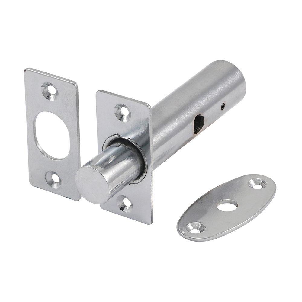 Door Rack Bolts Polished Chrome - 60mm