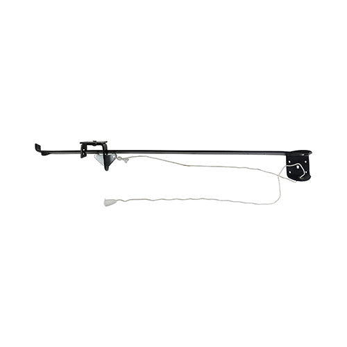 Senior Garage Door Holder Wide Lintel Black - 24"