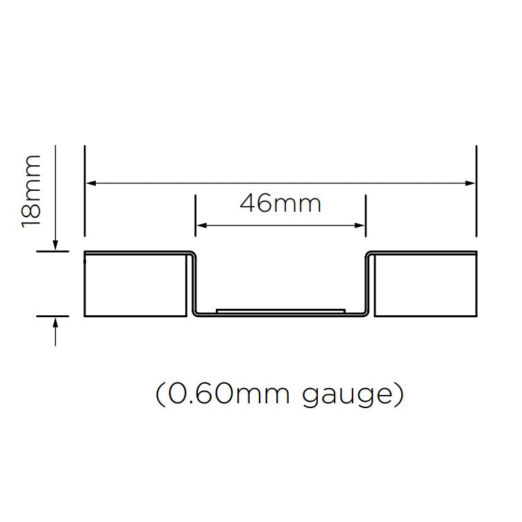 18mm Service Support Plates (100 Per Box)