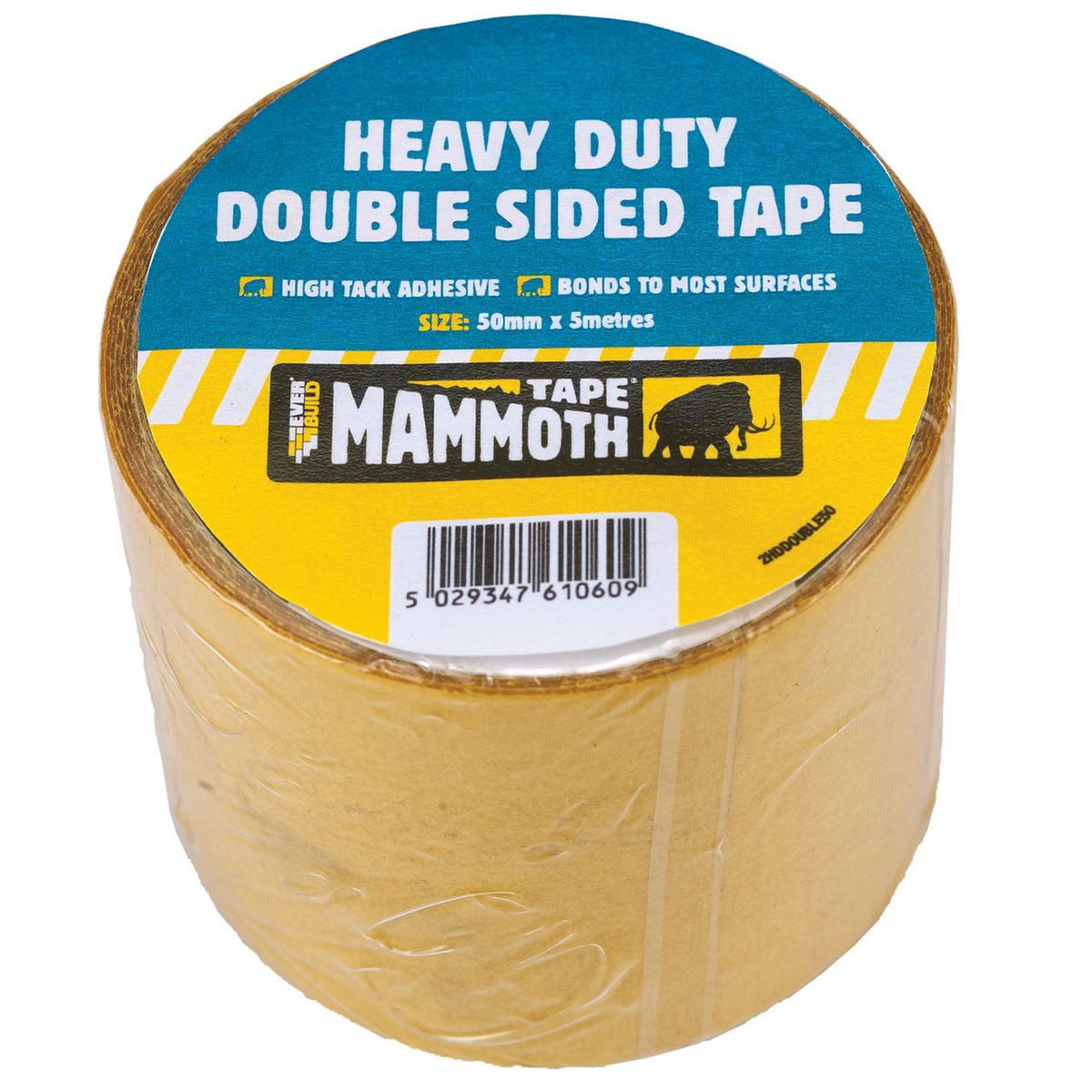Everbuild Mammoth Heavy Duty Double Sided Tape 50mm x 5m