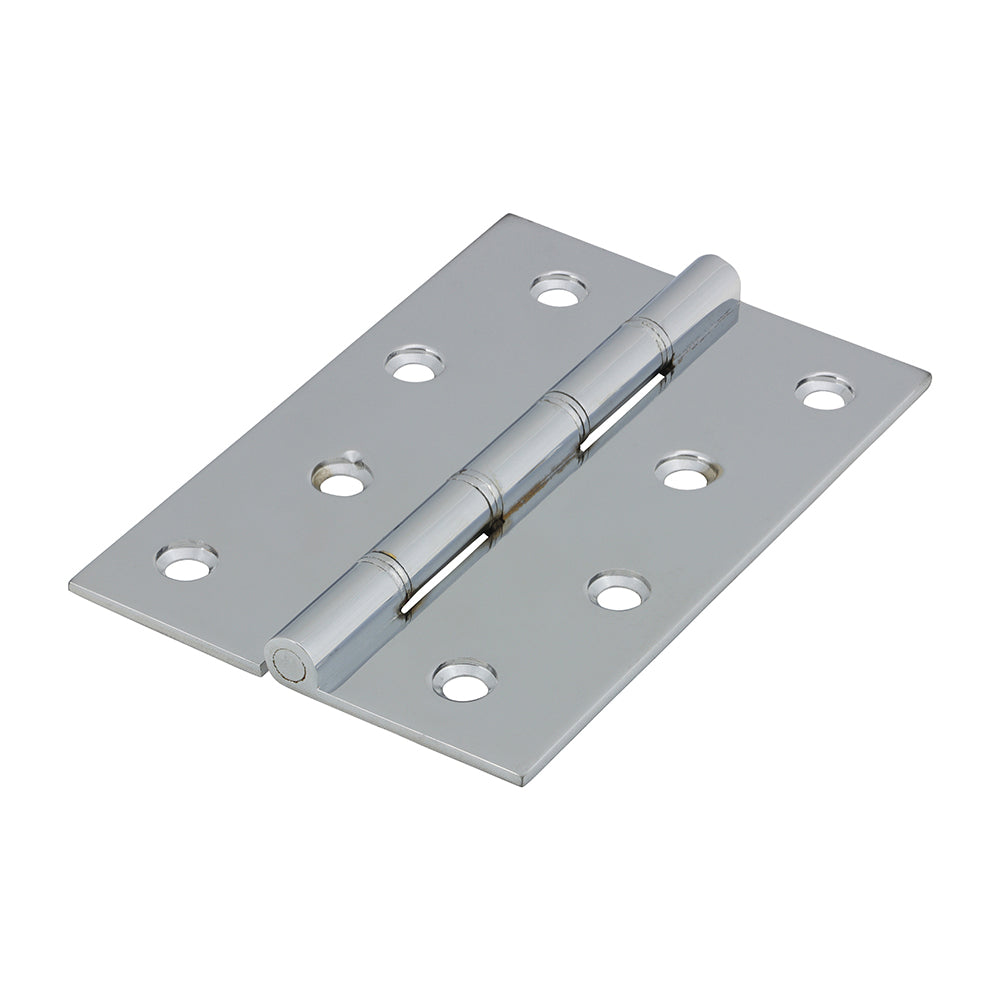 Double Steel Washered Hinge Polished Chrome