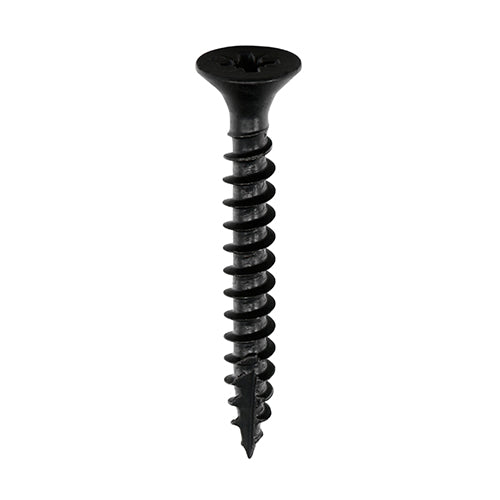 Timco Classic Multi-Purpose Screws - Countersunk - Black