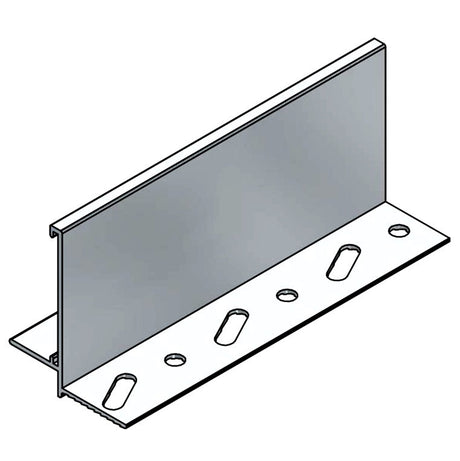 8mm Stepped Plasterboard to Tile Trim - RAL9010 (White) - 3m Length