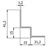 Shadow Gap Plasterboard Trim (Type PT)