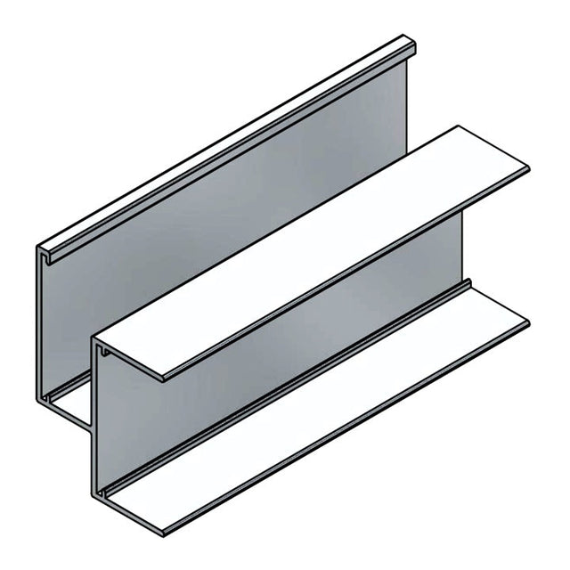 15mm Shadow Gap Channel Trim - RAL9010 (White) - 3m Length