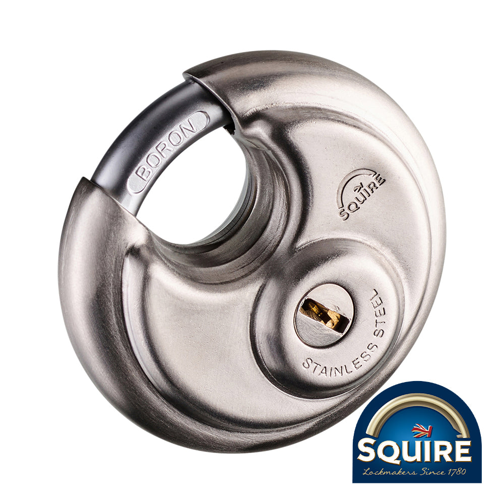 Squire Stainless Steel Disc Padlock - 70mm