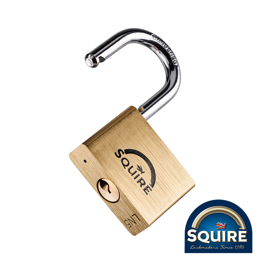 Squire Premium Brass Lion Padlock - Stainless Steel Shackle - 30mm