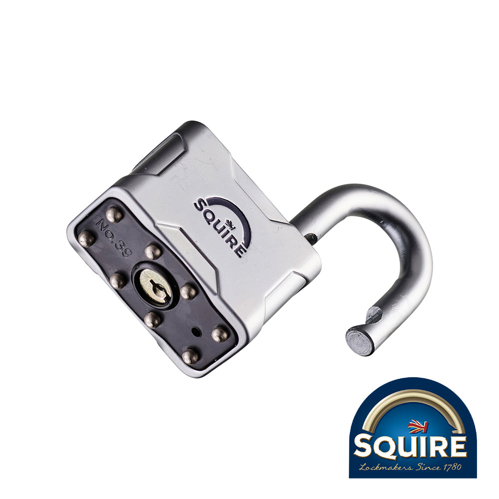 Squire Vulcan Padlock - Open Shackle - 50mm