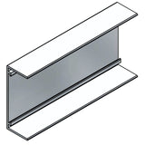 50mm Upstand Perimeter Trim - RAL9010 (White) - 3m Length