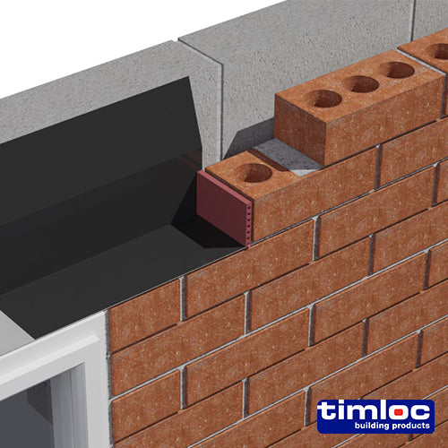 Timloc Cavity Wall Weep Vent White - 65 x 10 x 100mm