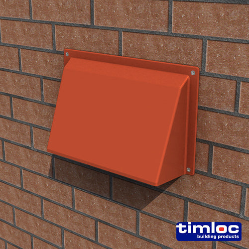 Timloc External Cowl Terracotta - 255 x 160mm