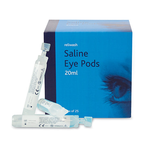 Eye Wash Saline Pods - 20ml