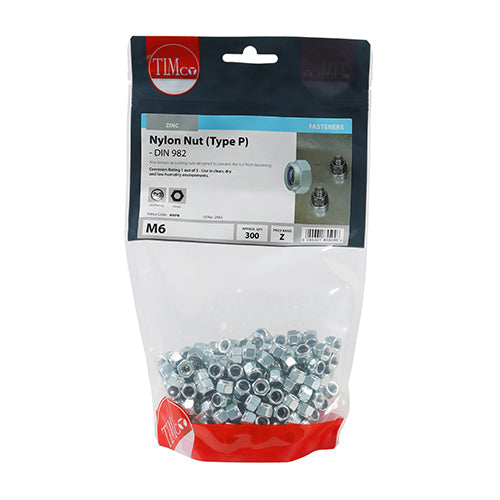 Nylon Nut DIN 982 - BZP