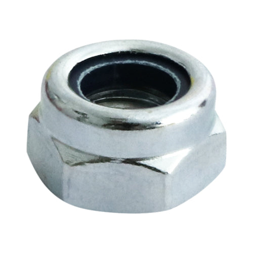 Type T Nylon Nut DIN 985 - Zinc