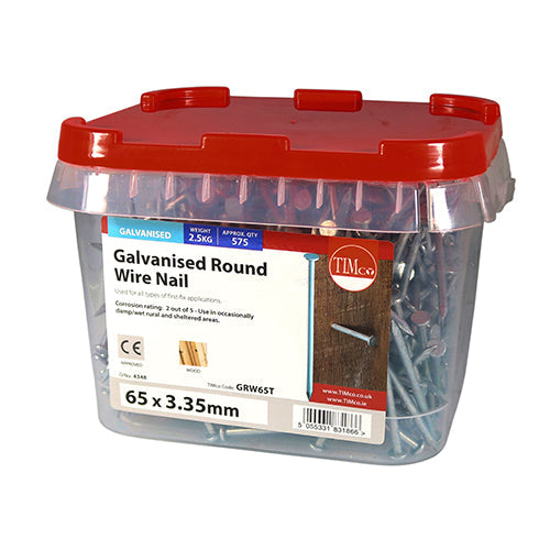 Round Wire Nail - Galvanised