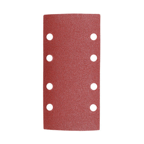 1/3 Sanding Sheets 80 Grit Red Punched - 93 x 185mm