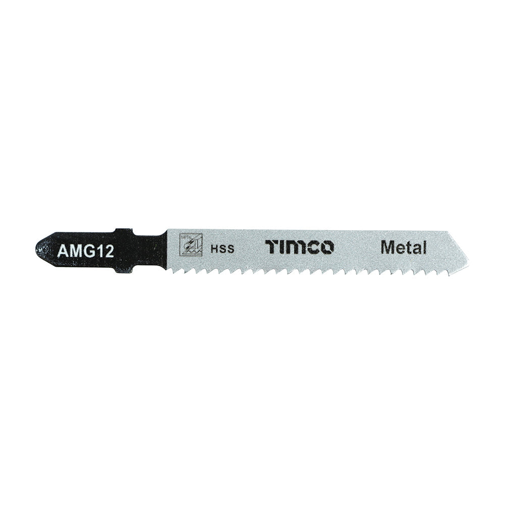 Timco Jigsaw Blades Metal Cutting HSS Blades - T118B