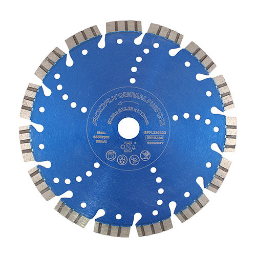 Timco Diamond Blade Laser 12mm Seg - 230 x 22.2