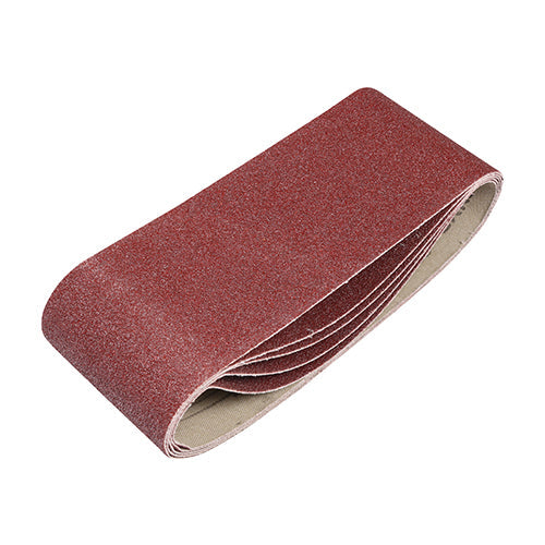 Sanding Belts 80 Grit Red - 75 x 457mm