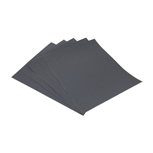 Wet & Dry Sanding Sheets 600 Grit Black - 230 x 280mm