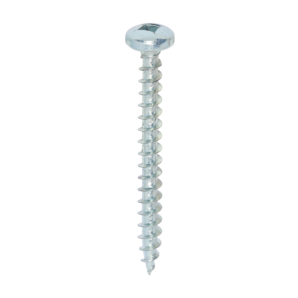 Timco Solo Woodscrews - Pan Head - Silver