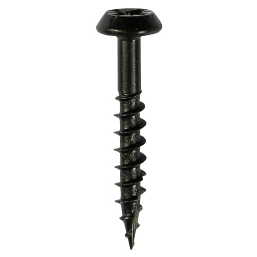 Timco Rainwater Bracket Exterior Black Screws - 4.0 x 40