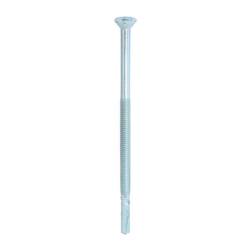 Timco Metal Construction Timber to Heavy Section Screws - Countersunk - Wing-Tip - Self-Drilling - Zinc