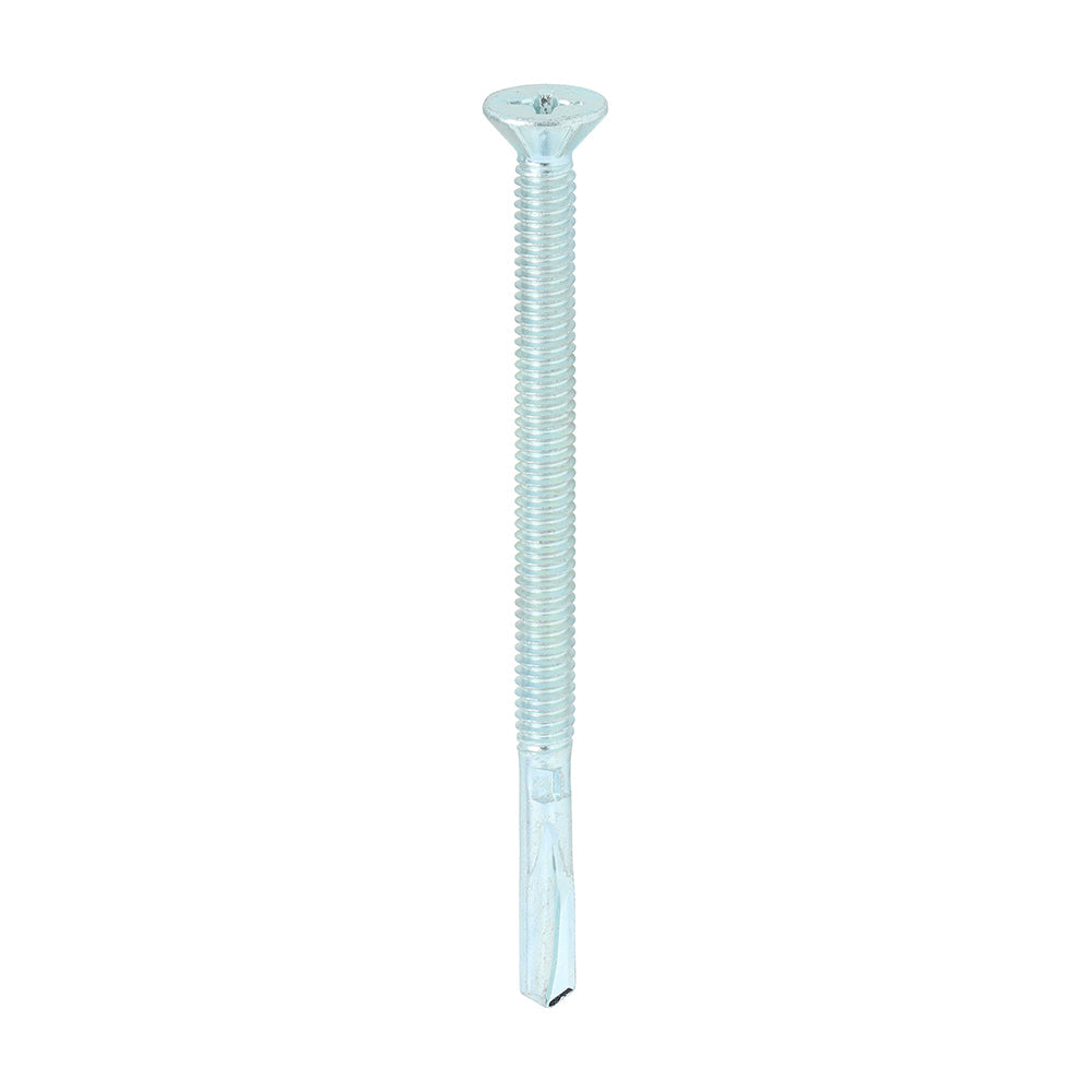 Timco Metal Construction Timber to Heavy Section Screws - Countersunk - Wing-Tip - Self-Drilling - Zinc