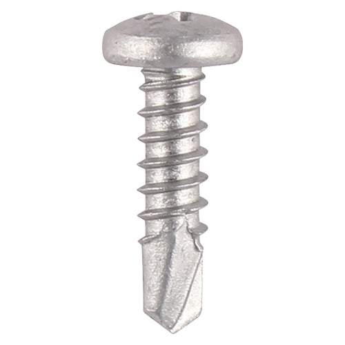 Window Fabrication Screws - Pan - PH - Self-Tapping - Self-Drilling Point - Stainless Steel