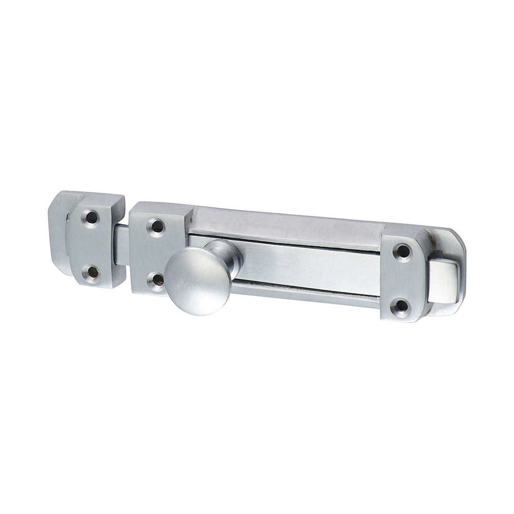 Contract Flat Section Bolt Satin Chrome - 135 x 30mm