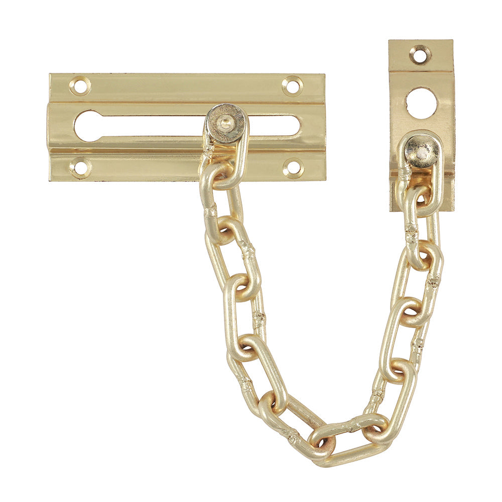 Door Chain Electro Brass - 85mm