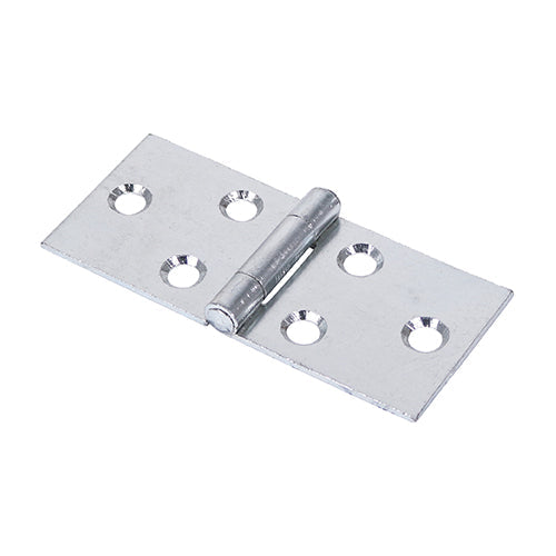 Backflap Hinges Uncranked Knuckle (404) Steel Silver