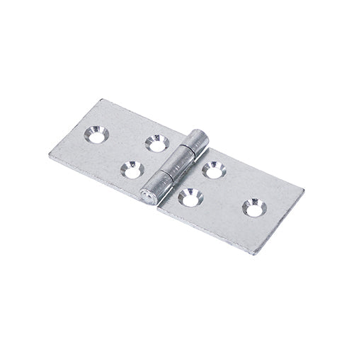 Backflap Hinges Uncranked Knuckle (404) Steel Silver