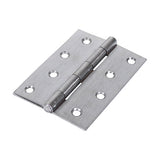 Butt Hinges Fixed Pin (1838) Steel Satin Chrome