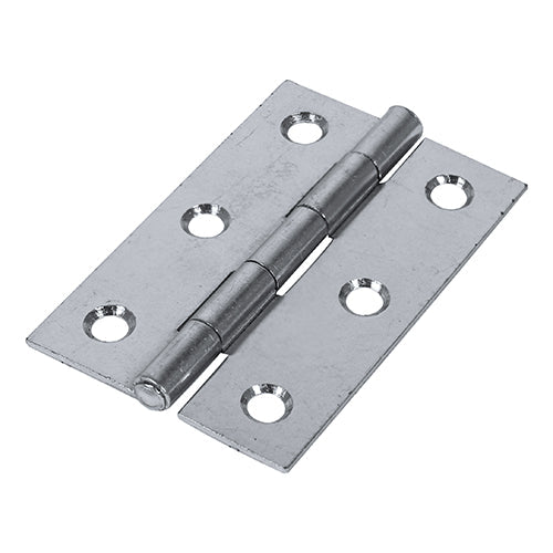 Butt Hinges Fixed Pin (1838) Steel Silver