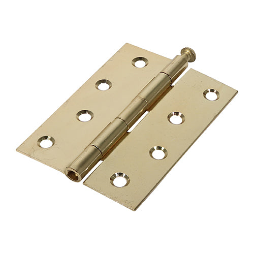 Butt Hinges Loose Pin (1840) Steel Electro Brass