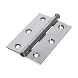 Butt Hinges Loose Pin (1840) Steel Polished Chrome