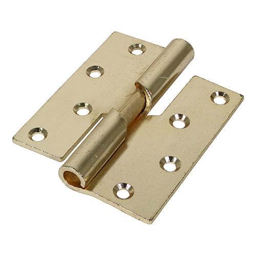 Rising Butt Hinge - RIGHT - Electro Brass