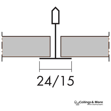 AMF Thermatex Star Ceiling Tiles - 600x600mm - Square Edge