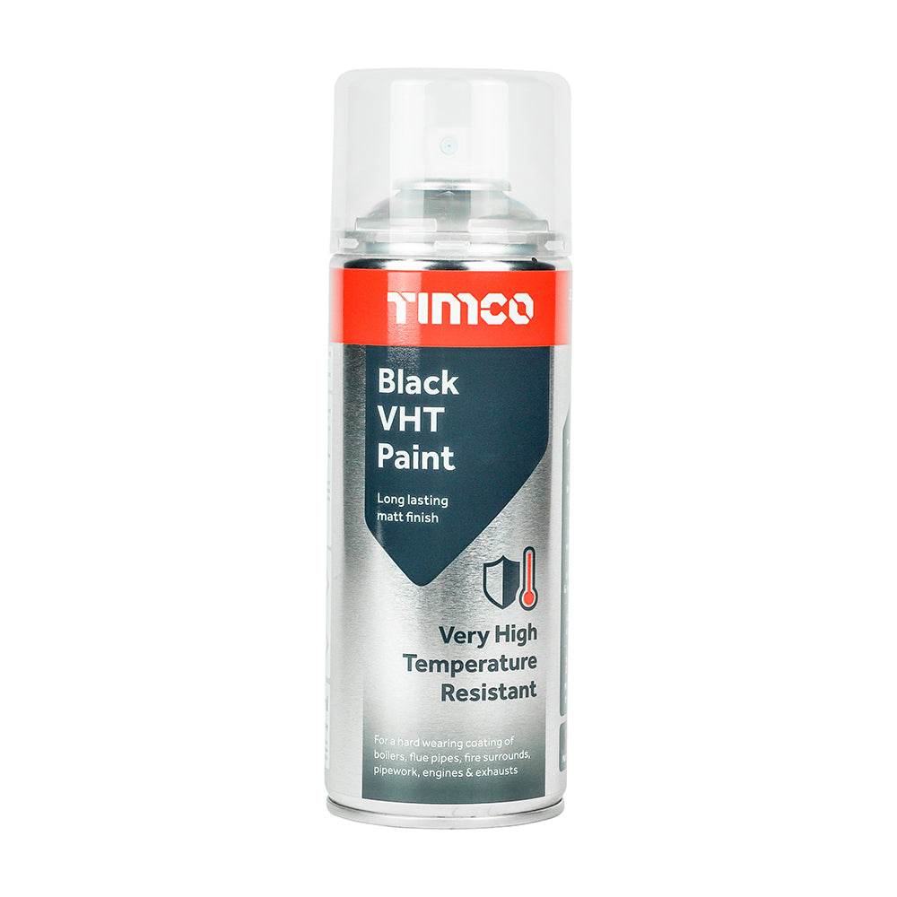 Timco VHT Paint Black - 380ml