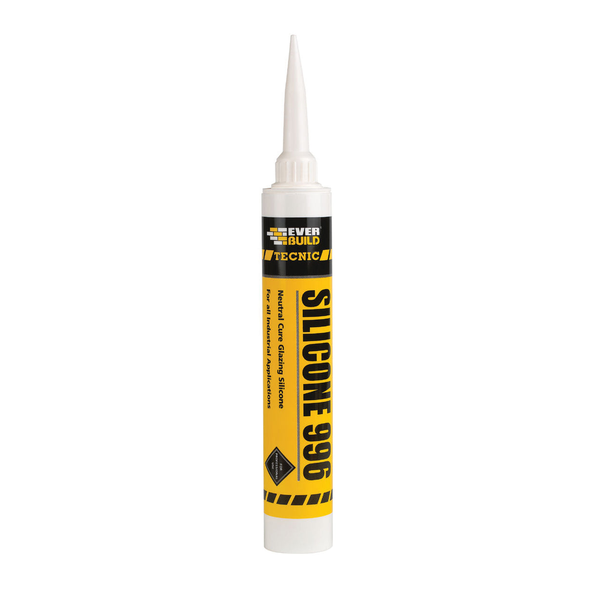 Everbuild Tecnic 996 Silicone Sealant Black 380ml