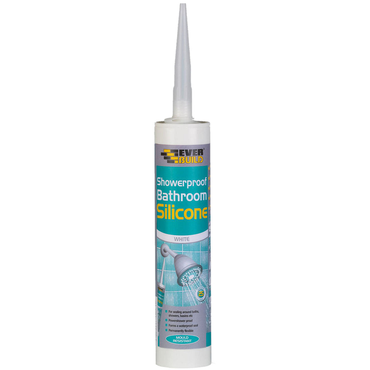 Everbuild Showerproof Bathroom Silicone 280ml